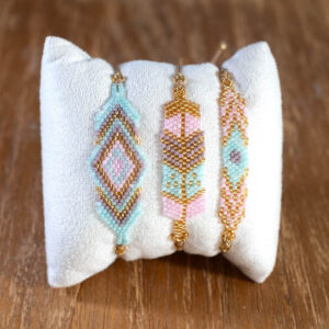 PACK 3 PULSERAS SAWA · Blue Lilac