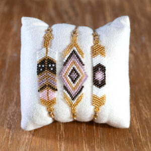 PACK 3 PULSERAS SAWA · Copper Lilac